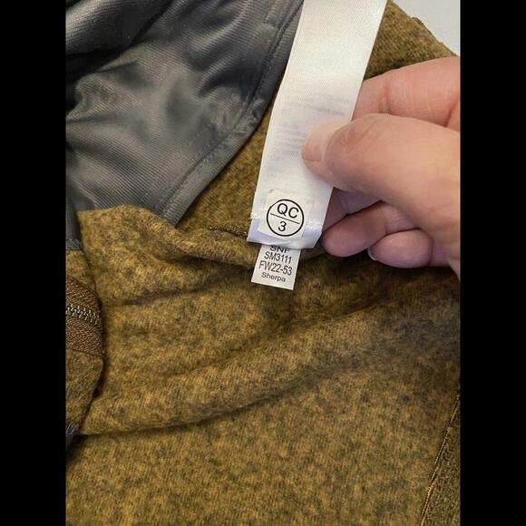 Sherpa Long Sleeve “ADVENTURE GEAR” Full Zip Jacket Soft Brown 2X MENS **READ** - Picture 10 of 12